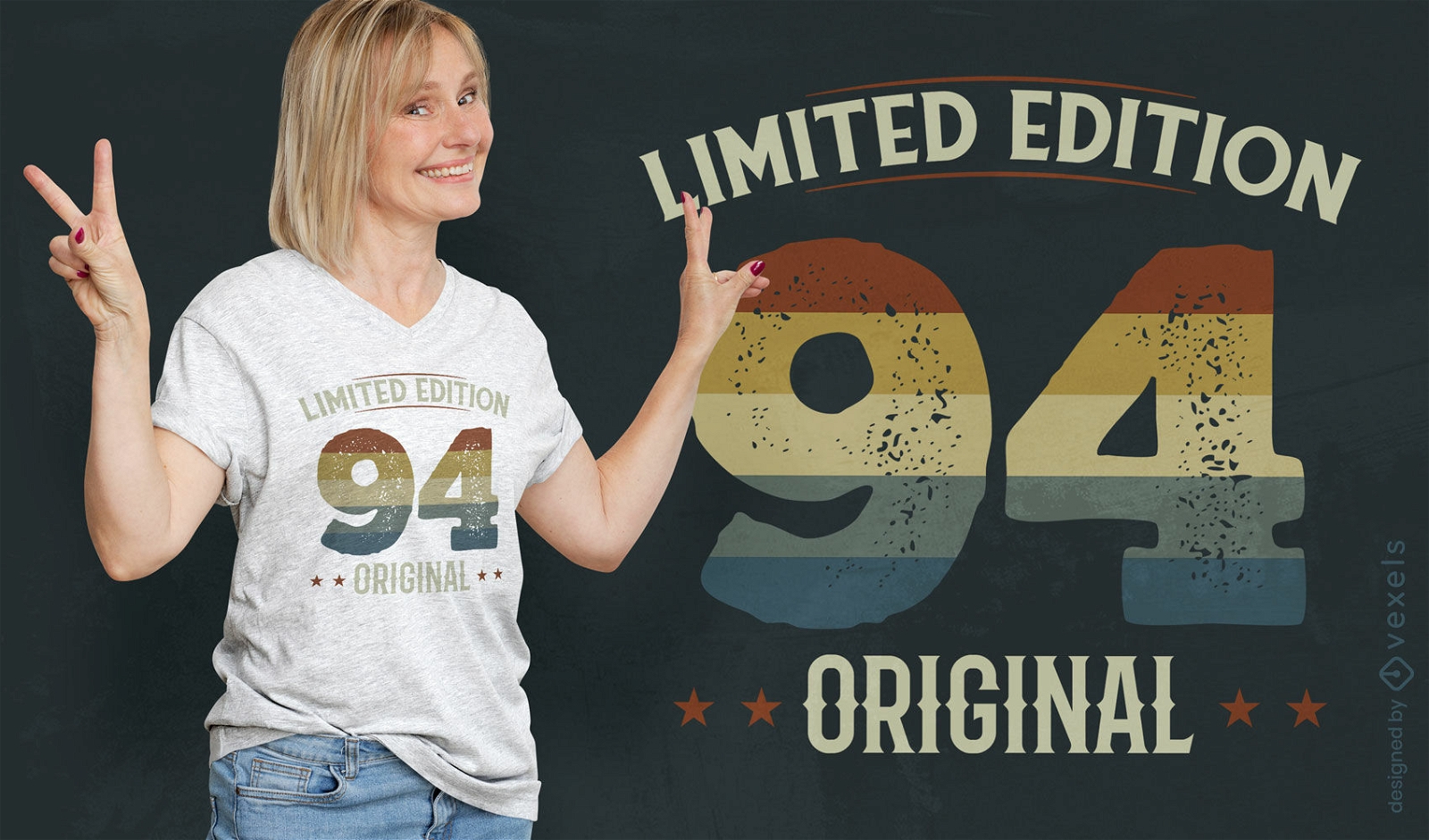 Retro limited edition t-shirt design