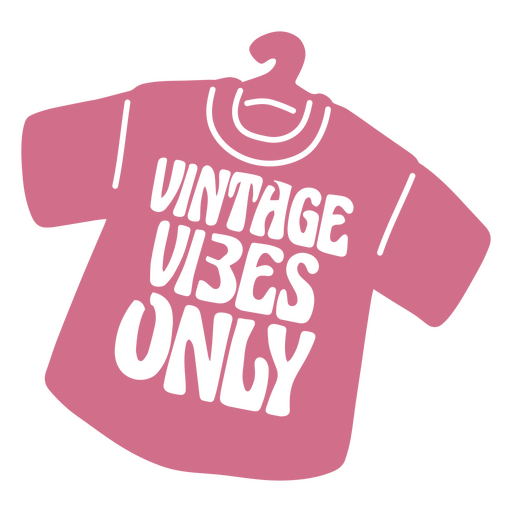 Verspieltes T-Shirt-Design mit Vintage-Vibes PNG-Design