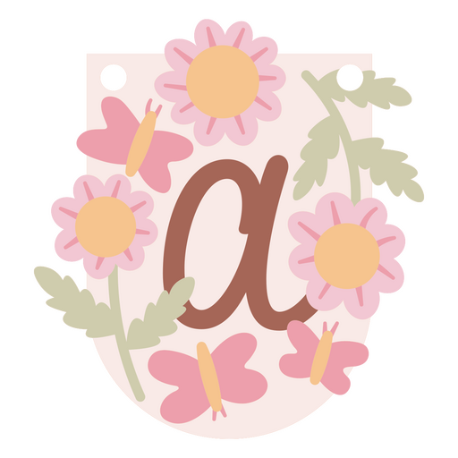 Floral a design PNG Design