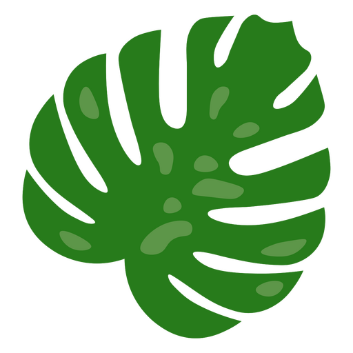 Design de folhas verdes Desenho PNG