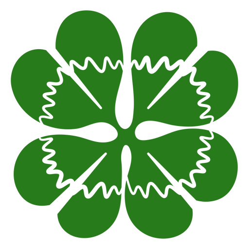 Diseño de hojas verdes planas. Diseño PNG