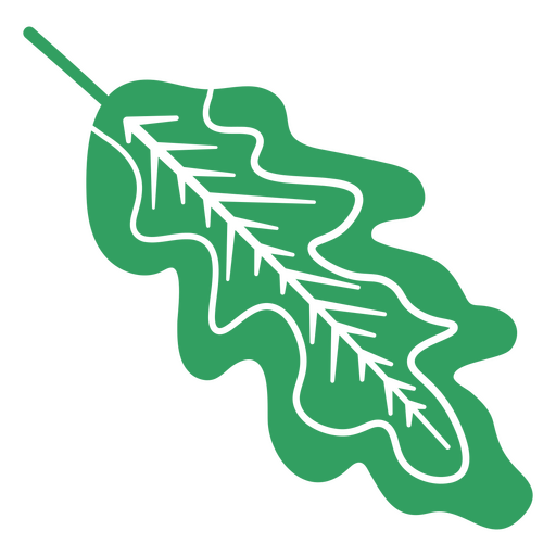 Diseño de primer plano de hoja verde  Diseño PNG