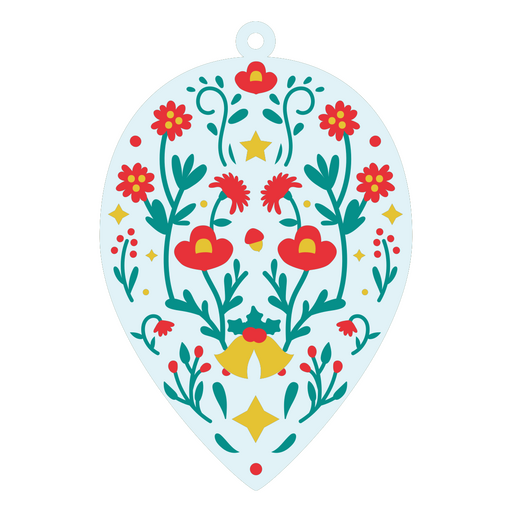 Diseño de ilustración de adorno botánico colorido Diseño PNG