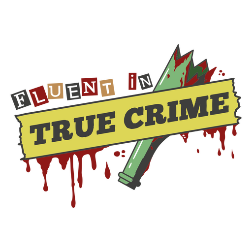 Humorous true crime design with a playful twist PNG Design