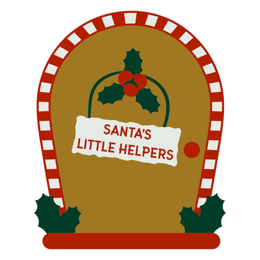 Santas kleine Helfer Design PNG-Design