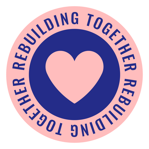 Un diseño conmovedor que reconstruye juntos Diseño PNG