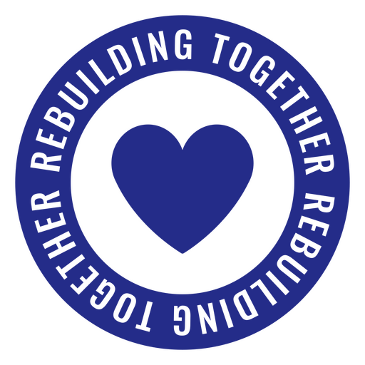 Inspirational rebuilding together design PNG Design