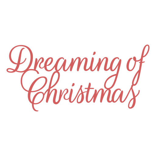 Dreaming of christmas design PNG Design