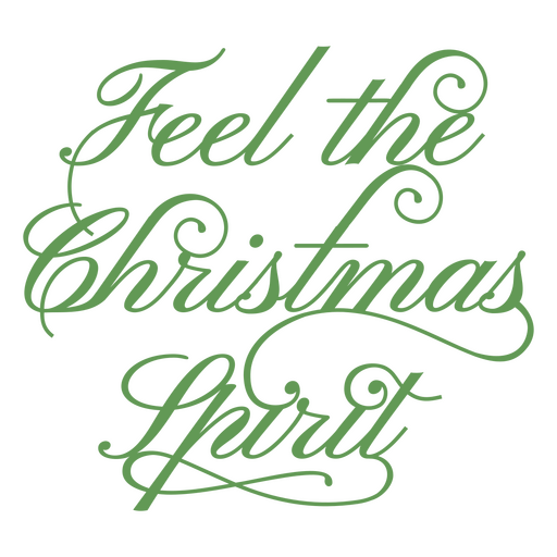 Spüren Sie die Weihnachtsstimmung Design PNG-Design