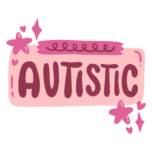 Autistic design PNG Design