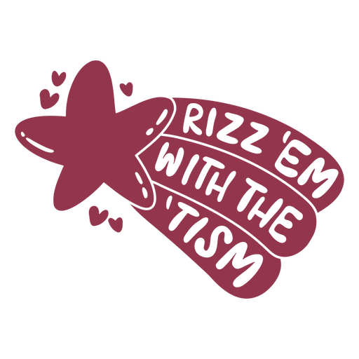 Playful star design with catchy phrase PNG Design