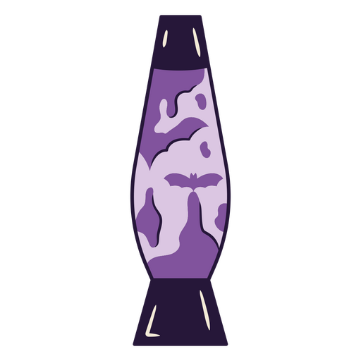 Playful halloween lava lamp design PNG Design