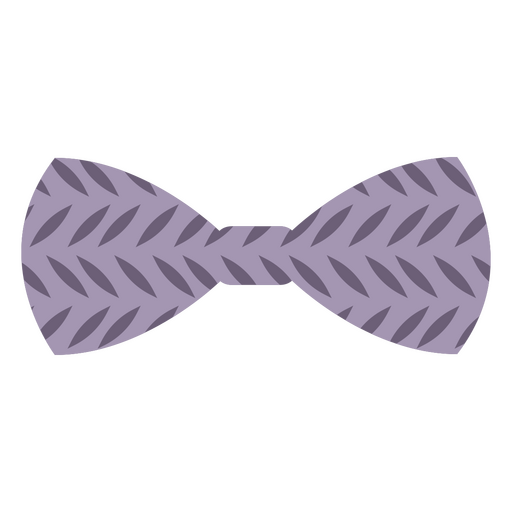 Design de gravata borboleta roxa e branca Desenho PNG