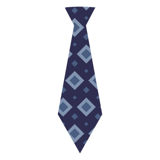 Modern geometric tie design PNG Design