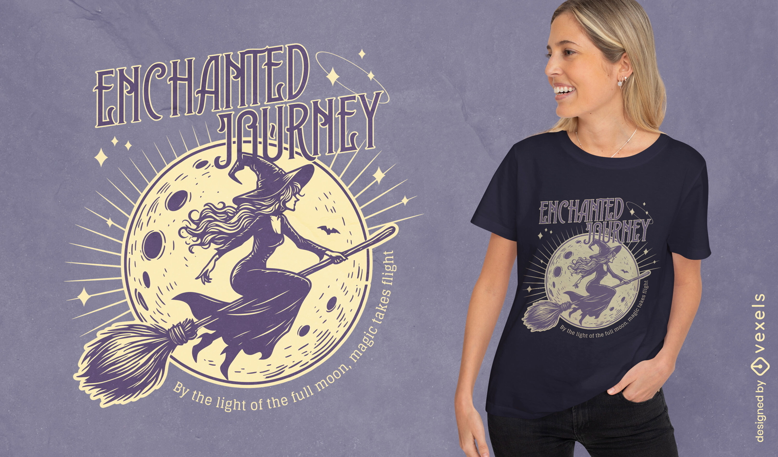 Enchanted journey t-shirt design