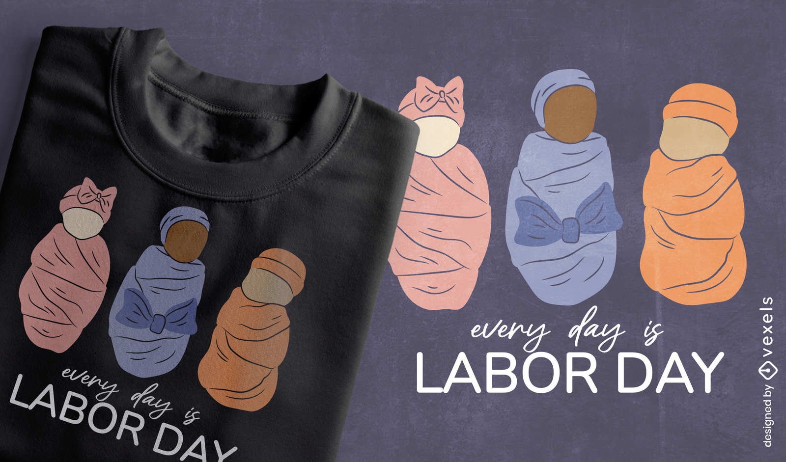 Thoughtful Labor Day quote t-shirt design