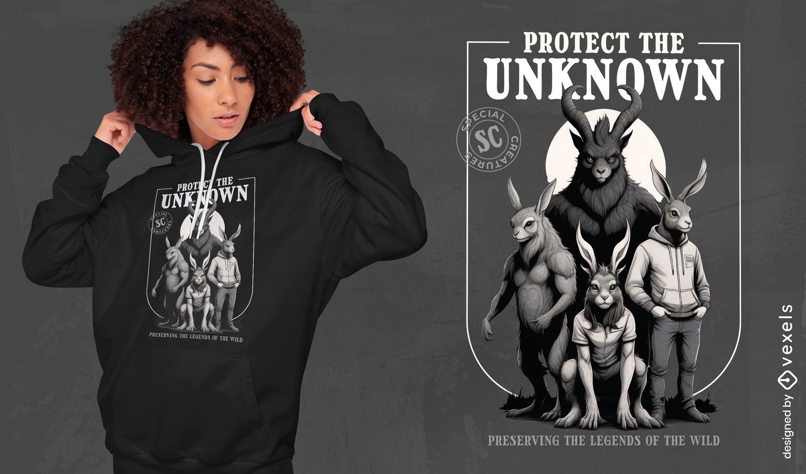 Protect the unknown t-shirt design