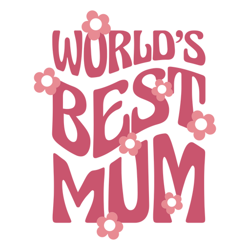 Das beste Mama-Design der Welt PNG-Design