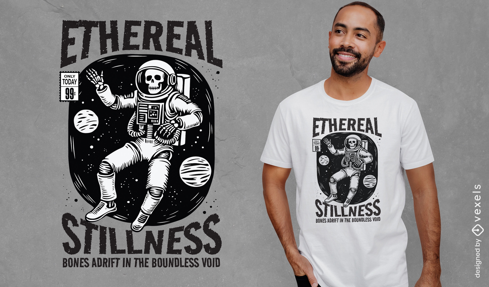 Ethereal stillness t-shirt design