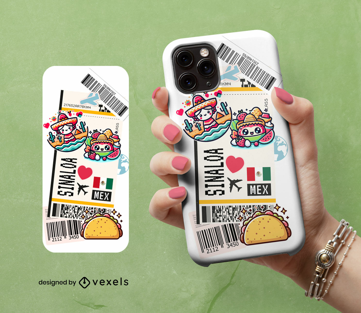 Diseño de funda para teléfono de viaje Sinaloa	