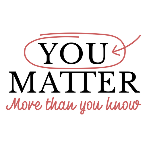 Diseño de cita "Te empoderamos" Diseño PNG