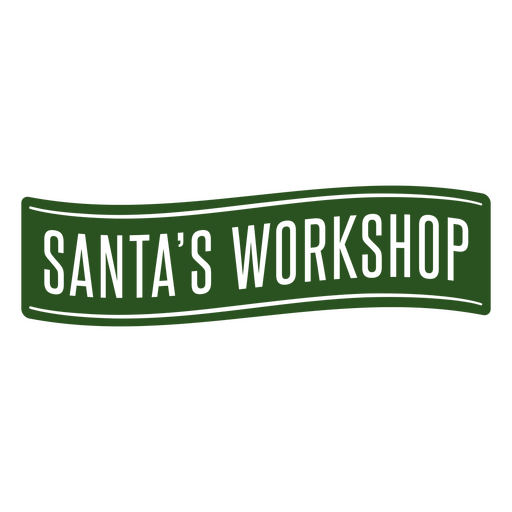 Santa's workshop design PNG Design