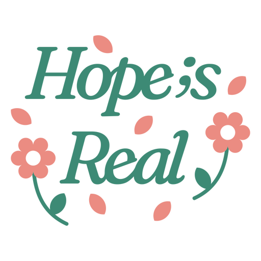 Hope's real design PNG Design