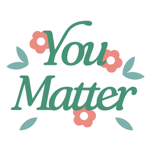 You matter design PNG Design