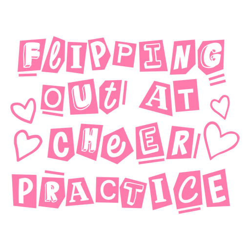 Design gráfico para camiseta com tema de entusiasmo por líderes de torcida Desenho PNG