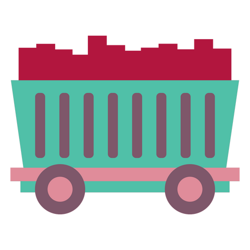 Verspieltes Spielzeugwagen-Design im Cartoon-Stil PNG-Design