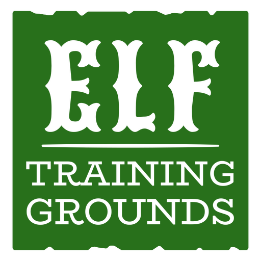 Diseño de un campo de entrenamiento para elfos lúdicos Diseño PNG