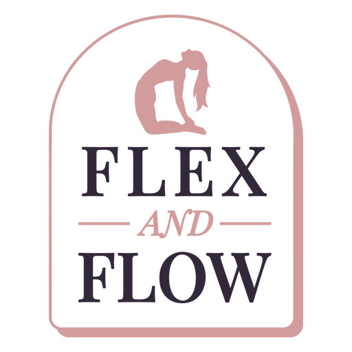 Flex And Flow Design PNG & SVG Design For T-Shirts