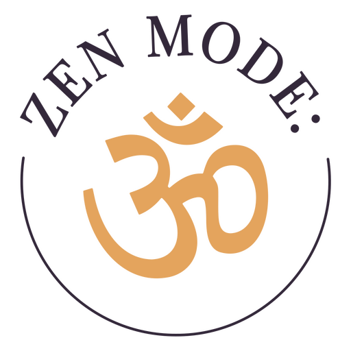 Inspirierendes Design im Zen-Stil PNG-Design