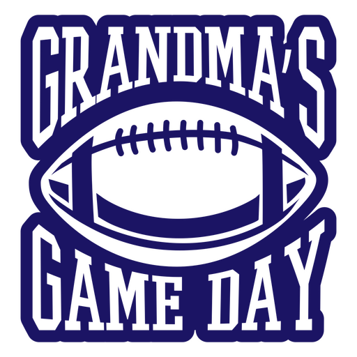 Grandma's game day design PNG Design