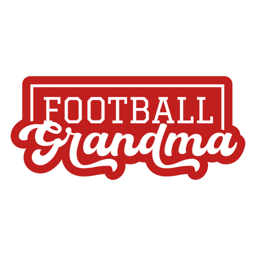 Football grandma design PNG Design