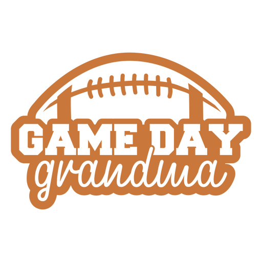 Game day grandma design PNG Design