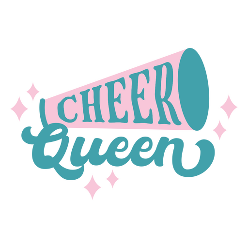 Cheer queen design PNG Design