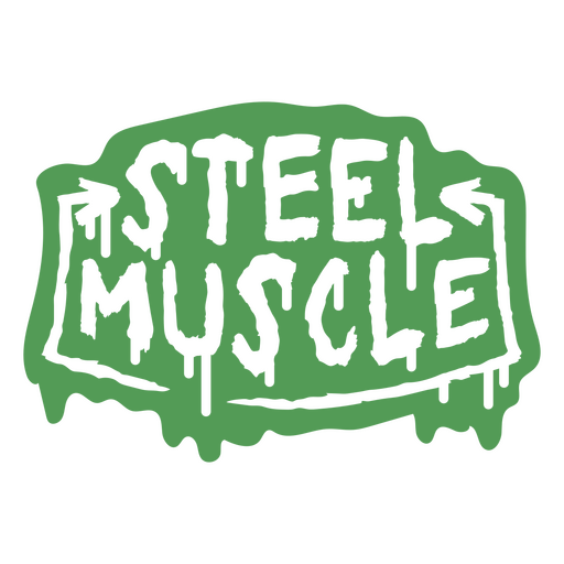 Steel muscle design PNG Design