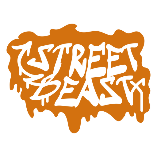 Street beast design PNG Design