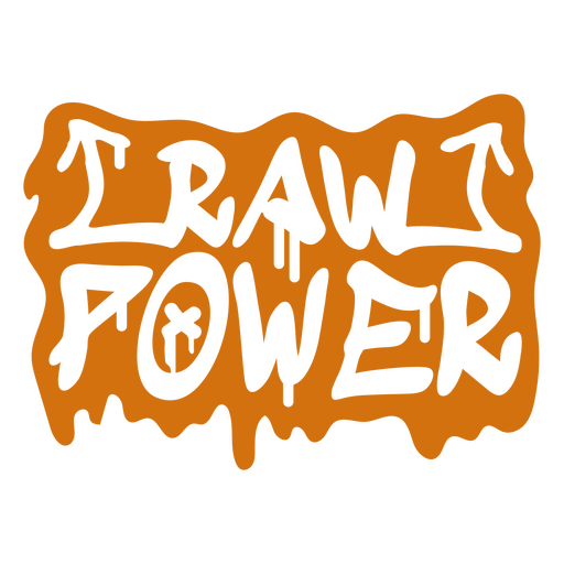 Gráfico de poder de dibujo estilo grafiti Diseño PNG