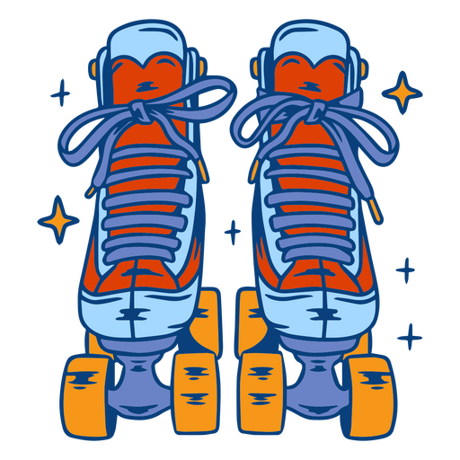 Skating shoes design PNG Design