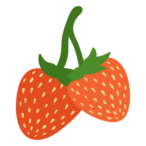 Erdbeeren-Design PNG-Design