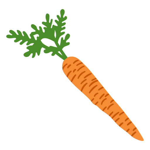 Cute carrot design PNG Design