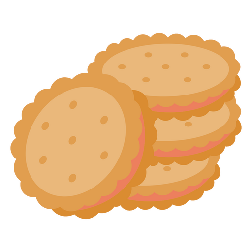 Diseño de galleta crujiente Diseño PNG