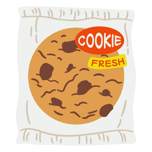 Fresh cookie design PNG Design