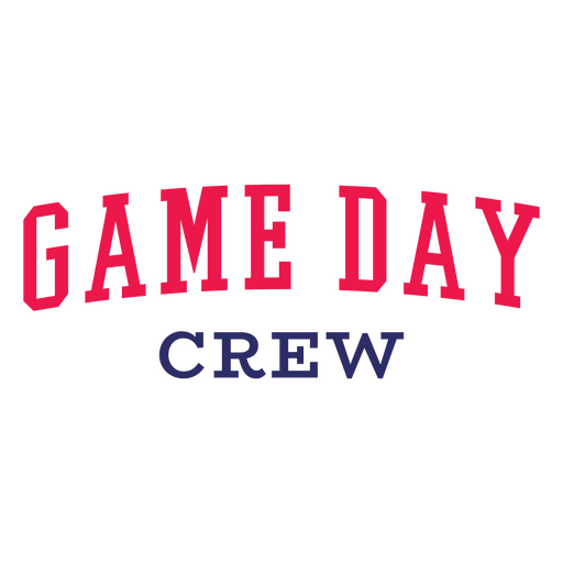 Diseño de camiseta deportiva para el día del juego. Diseño PNG