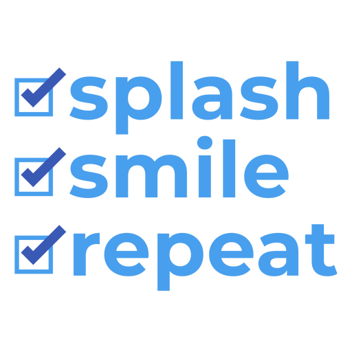 Splash smile repeat design PNG Design