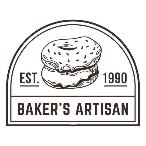 Baker's artisan design PNG Design