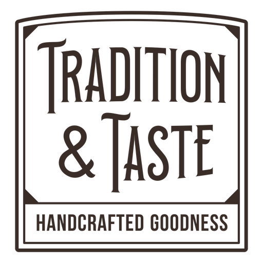 Vintage-inspiriertes Design ? Tradition und Geschmack PNG-Design