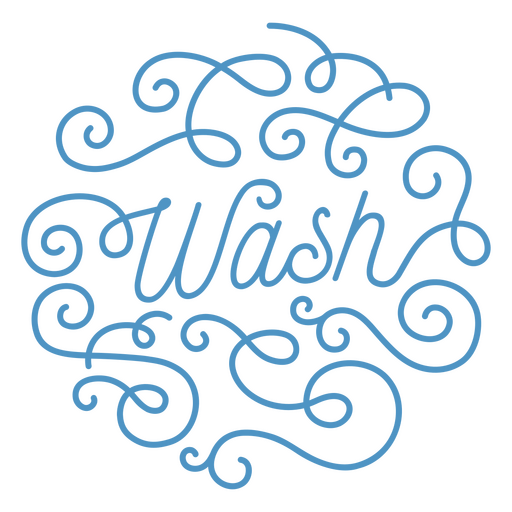 Wash ornamental design PNG Design